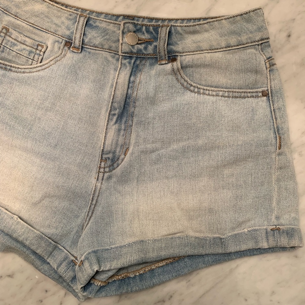 Kendall & Kylie High Waisted Cuffed Jean Shorts - Picture 3 of 6